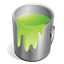 paint pot green